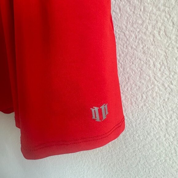 EleVen by Venus Williams Red Speedy High Waist Pleated Tennis Skirt - Picture 3 of 7